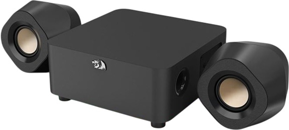 Компьютерная акустика компактная 2.0 Redragon Kaidas Pro RG (72232) Black - Фото 1