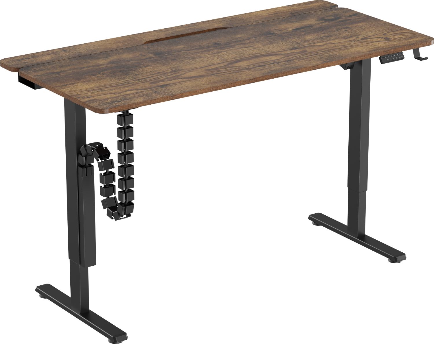 Купить Стол с электрорегулировкой высоты OfficePro ODE1575DW Dark Wood/Black - Фото 1 Стол с электрорегулировкой высоты OfficePro ODE1575DW Dark Wood/Black - Фото 1