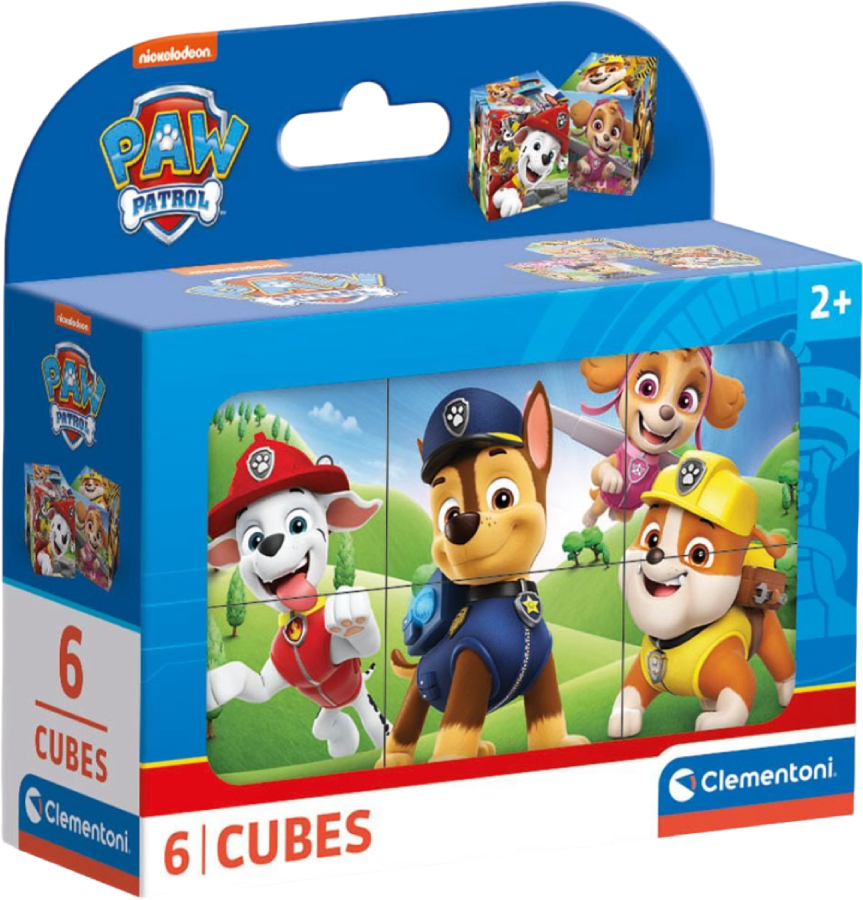 Купити Кубики Clementoni Paw Patrol 6 ел. (40658) - Фото 1 Кубики Clementoni Paw Patrol 6 ел. (40658) - Фото 1