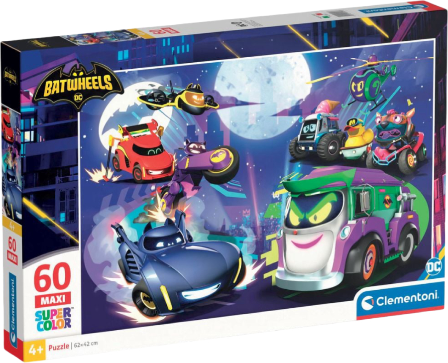 Купити Пазли (3-4 роки) Clementoni Batwheels серія MAXI 60 ел. (26597) - Фото 1 Пазли (3-4 роки) Clementoni Batwheels серія MAXI 60 ел. (26597) - Фото 1
