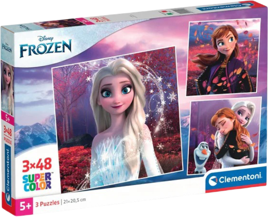 Купити Пазли (5-7 років) Clementoni Frozen 3 шт. по 48 ел. (25297) - Фото 1 Пазли (5-7 років) Clementoni Frozen 3 шт. по 48 ел. (25297) - Фото 1