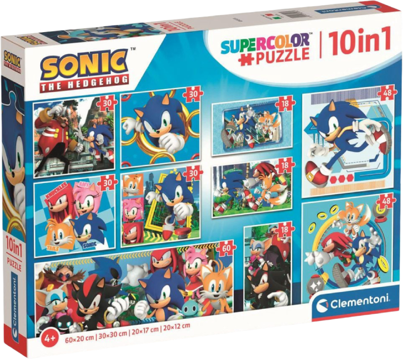 Купити Пазли (3-4 роки) Clementoni Sonic (80508) - Фото 1 Пазли (3-4 роки) Clementoni Sonic (80508) - Фото 1