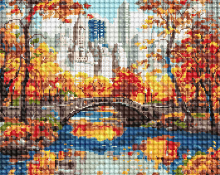 Купити Алмазний живопис Ideyka Золотий парк 40х50 см (AMO8076) - Фото 1 Алмазний живопис Ideyka Золотий парк 40х50 см (AMO8076) - Фото 1