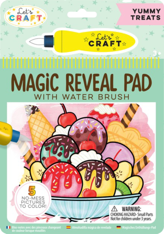 Купити Розмальовки водні Let’s Craft Магічні перетворення Ласощі (MRP014) - Фото 1 Розмальовки водні Let’s Craft Магічні перетворення Ласощі (MRP014) - Фото 1