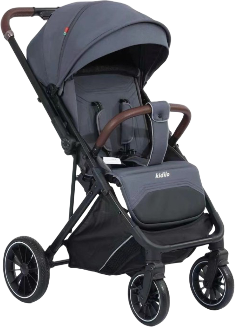 Купити Коляска прогулянкова Kidilo 6530B Dark Grey - Фото 1 Коляска прогулянкова Kidilo 6530B Dark Grey - Фото 1