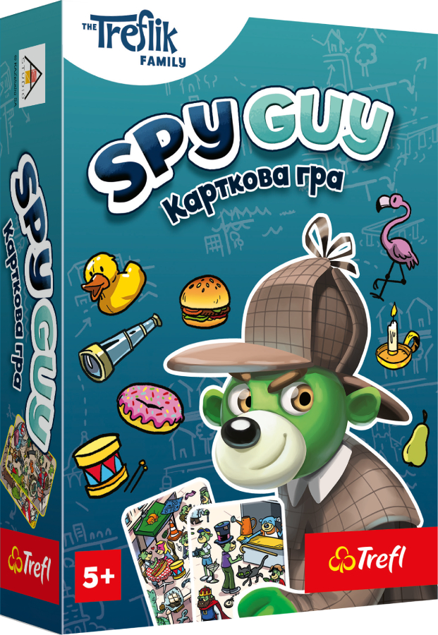 Купити Настільна гра (5-7 років) Trefl Spy Guy Карткова гра (30457) - Фото 1 Настільна гра (5-7 років) Trefl Spy Guy Карткова гра (30457) - Фото 1