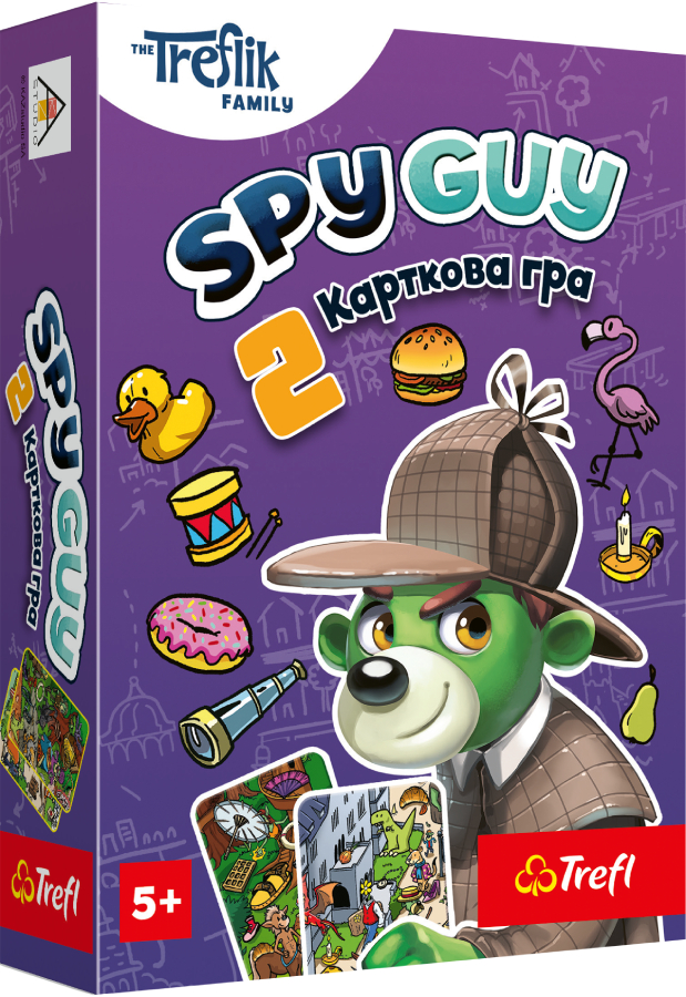 Купить Настольная игра (5-7 лет) Trefl Spy Guy Карточная игра 2 (30464) - Фото 1 Настольная игра (5-7 лет) Trefl Spy Guy Карточная игра 2 (30464) - Фото 1