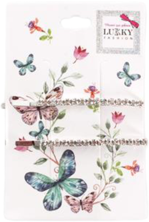 Купити Набір для волосся Lukky Набір заколок з камінням 2 шт. (T18469) - Фото 1 Набір для волосся Lukky Набір заколок з камінням 2 шт. (T18469) - Фото 1