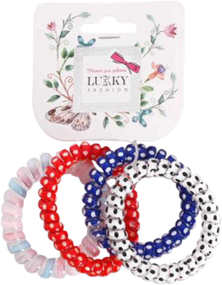 Купити Набір для волосся Lukky Набір дитячих резинок 4 шт. (T18567) - Фото 1 Набір для волосся Lukky Набір дитячих резинок 4 шт. (T18567) - Фото 1