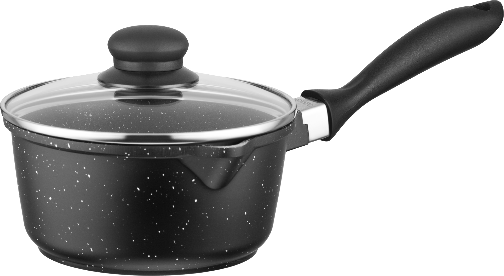 Ковш Ardesto Gemini Anzio 1.2 л черный (AR2412GES) - Фото 1