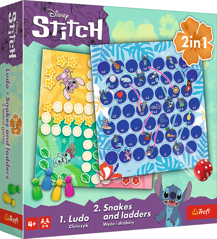 Купити Настільна гра (3-4 роки) Trefl Стітч (26566) - Фото 1 Настільна гра (3-4 роки) Trefl Стітч (26566) - Фото 1