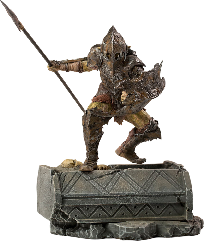 Коллекционная фигурка Iron Studios LORD OF THE RINGS Armored Orc Art Scale 1/10 (WBLOR43021-10) - Фото 1