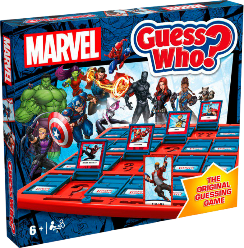 Купити Настільна гра (5-7 років) Winning Moves MARVEL Guess Who? (WM02954-ML1-6) - Фото 1 Настільна гра (5-7 років) Winning Moves MARVEL Guess Who? (WM02954-ML1-6) - Фото 1