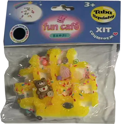 Сквіш Monster Gum Fun Cafe Taba - Вафлі в асортименті (T25366) - Фото 1