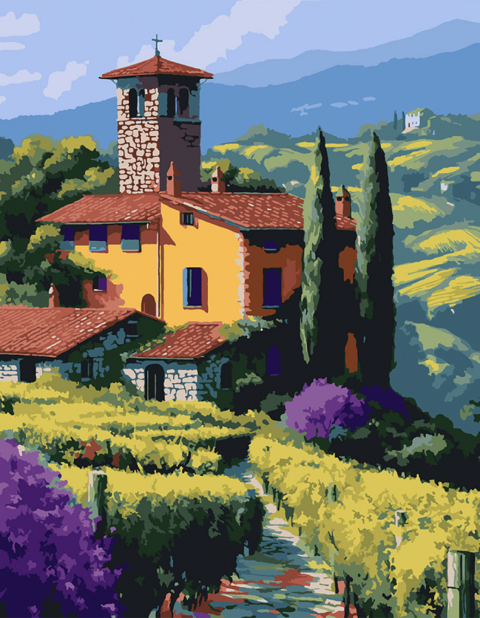 Купити Картина за номерами Santi Тоскана 40х50 см (955749) - Фото 1 Картина за номерами Santi Тоскана 40х50 см (955749) - Фото 1