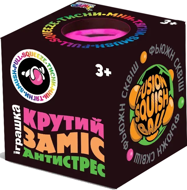 Стретч-антистрес Monster Gum Крутий заміс - Фьюжн Сквіш 8 см (38495) - Фото 1
