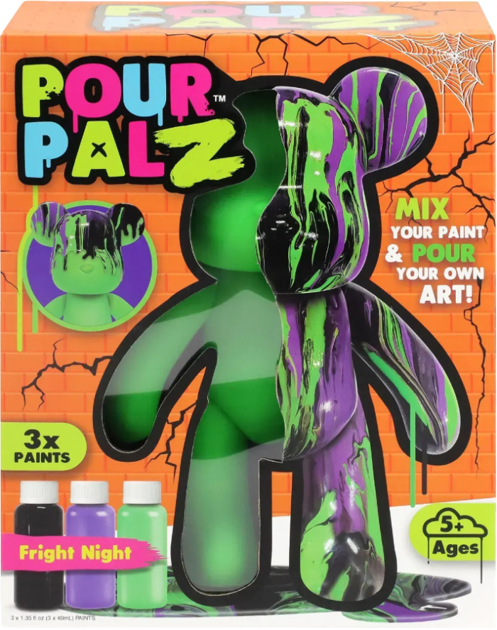 Набор для декупажа и росписи ToyMonster Black Edition Мишка Ночь ужасов (GS-G87784/2) - Фото 1