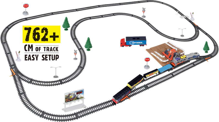Купити Залізна дорога BSQ з навантажувальною станцією (2081) - Фото 1 Залізна дорога BSQ з навантажувальною станцією (2081) - Фото 1