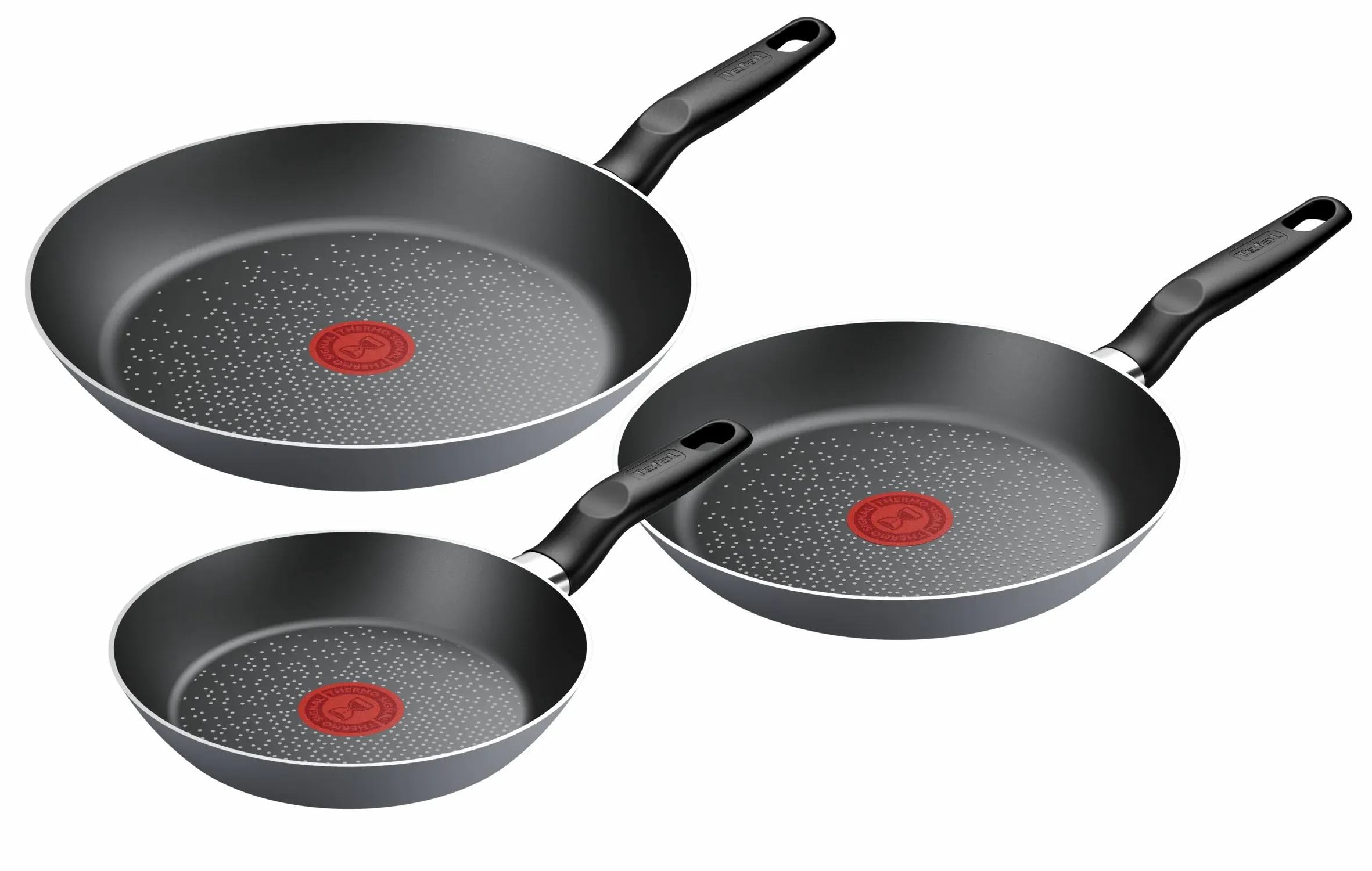 Купити Набір сковорідок Tefal B9289402 Only Cook 20/24/28 см - Фото 1 Набір сковорідок Tefal B9289402 Only Cook 20/24/28 см - Фото 1