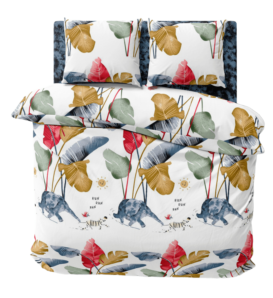 Комплект постільної білизни Lelit L-2052 Поплін Півтораспальна (1199127) - Фото 1