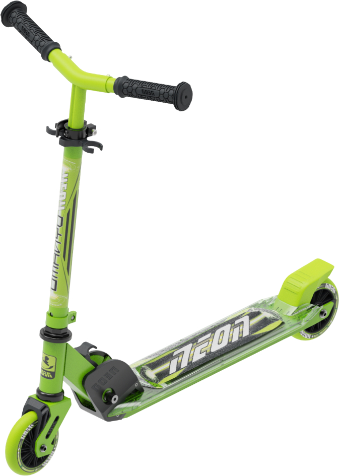 Двухколёсный самокат Neon Dynamo Green (NS41G4) - Фото 1