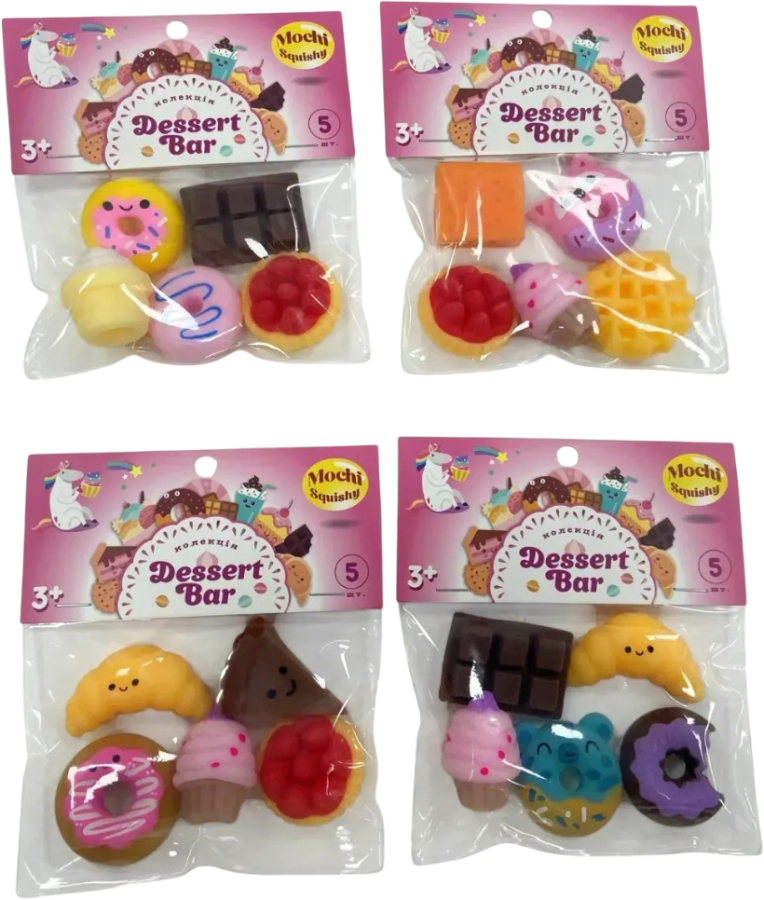 Стретч-антистресс Monster Gum mochi squishy Десерт бар в ассортименте (T25004) - Фото 1