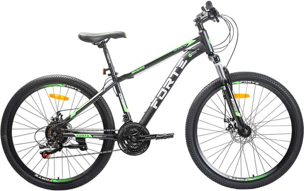 Купить Двухколёсный велосипед Forte BRAVES 25.2717-15S Green/gray - Фото 1 Двухколёсный велосипед Forte BRAVES 25.2717-15S Green/gray - Фото 1