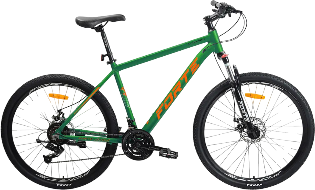 Купити Двоколісний велосипед Forte COMPASS 25.2615-05S Green/orange - Фото 1 Двоколісний велосипед Forte COMPASS 25.2615-05S Green/orange - Фото 1