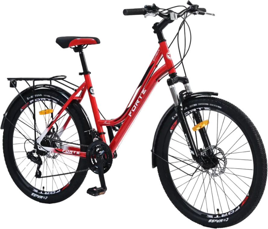 Купити Двоколісний велосипед Forte EVRIKA 25.2619-03A Red - Фото 1 Двоколісний велосипед Forte EVRIKA 25.2619-03A Red - Фото 1