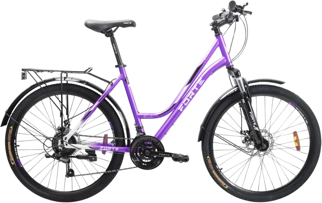 Купити Двоколісний велосипед Forte EVRIKA 25.2619-04A Violet - Фото 1 Двоколісний велосипед Forte EVRIKA 25.2619-04A Violet - Фото 1
