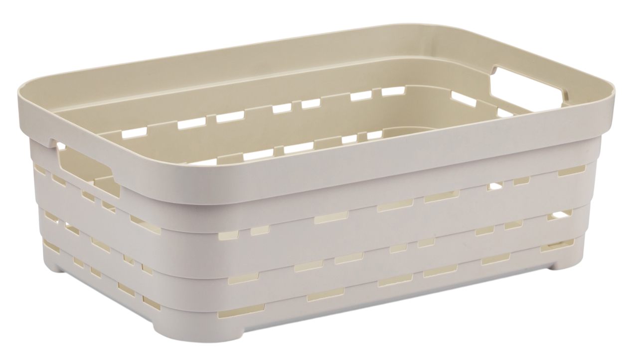 Корзина для хранения Idea Home Pyramid Bej б/кр. 24x17,5x8 см (00610 Bej) - Фото 1