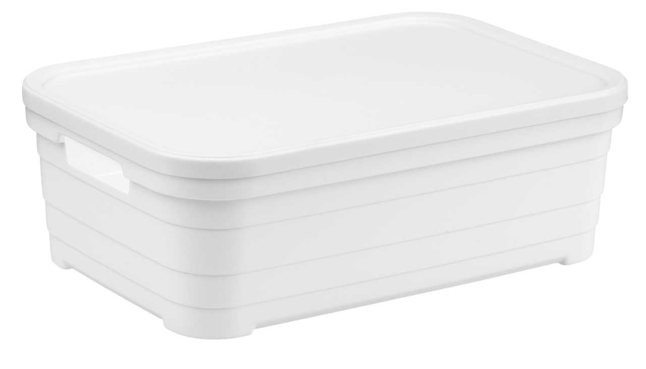 Купить Корзина для хранения Idea Home Pyramid White с/кр. 24x18,3x8.5 см (00637 White) - Фото 1 Корзина для хранения Idea Home Pyramid White с/кр. 24x18,3x8.5 см (00637 White) - Фото 1