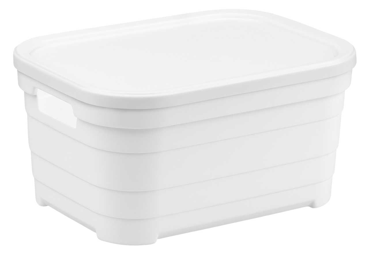 Корзина для хранения Idea Home Pyramid White с/кр. 24x18x12.5 см (00638 White) - Фото 1