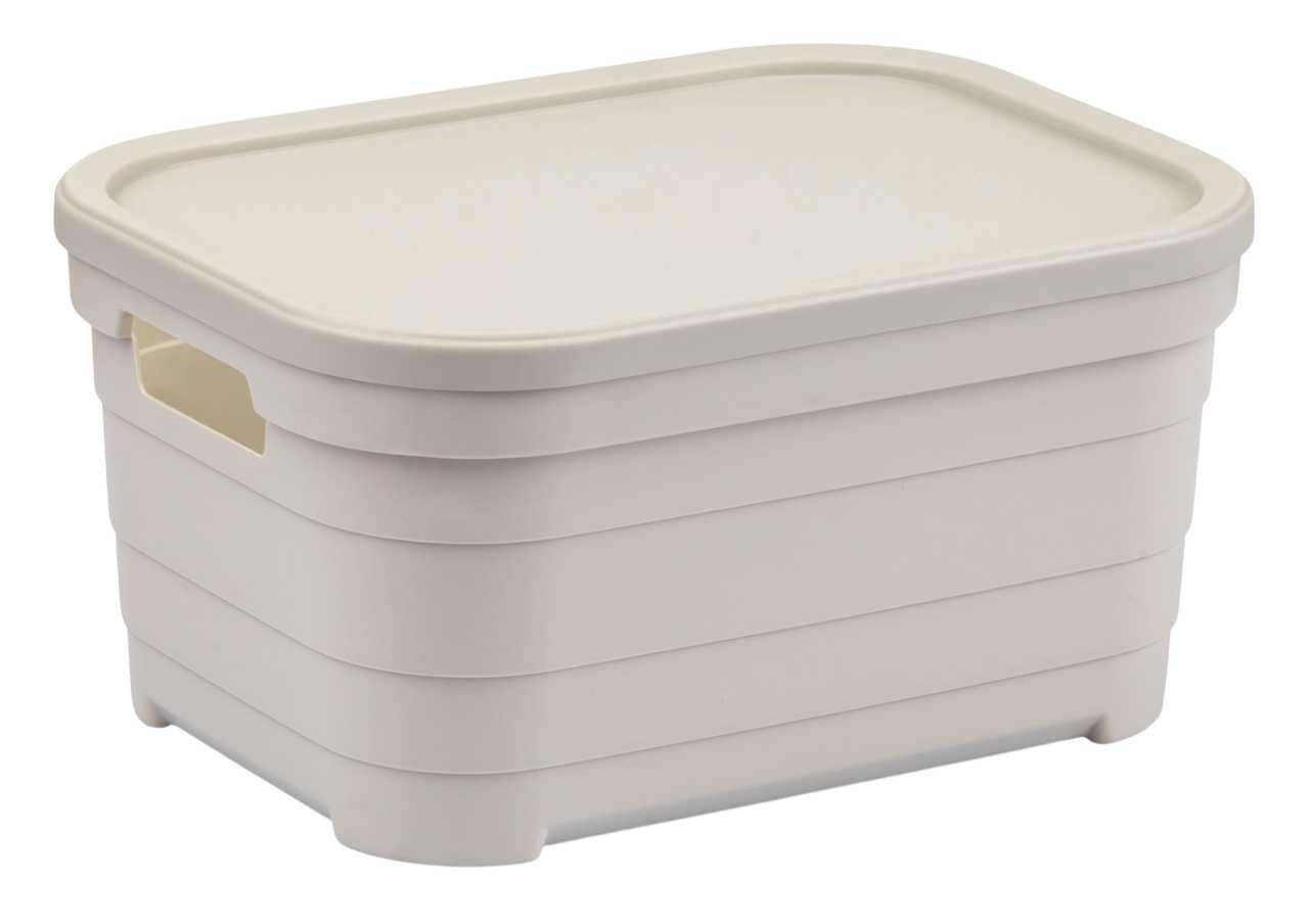 Корзина для хранения Idea Home Pyramid Bej с/кр. 24x18x12.5 см (00638 Bej) - Фото 1