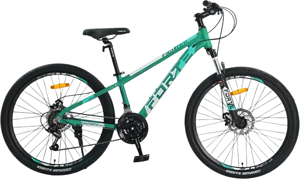 Купити Двоколісний велосипед Forte FIGHTER 25.2613-05S, к26" р13" Green - Фото 1 Двоколісний велосипед Forte FIGHTER 25.2613-05S, к26" р13" Green - Фото 1