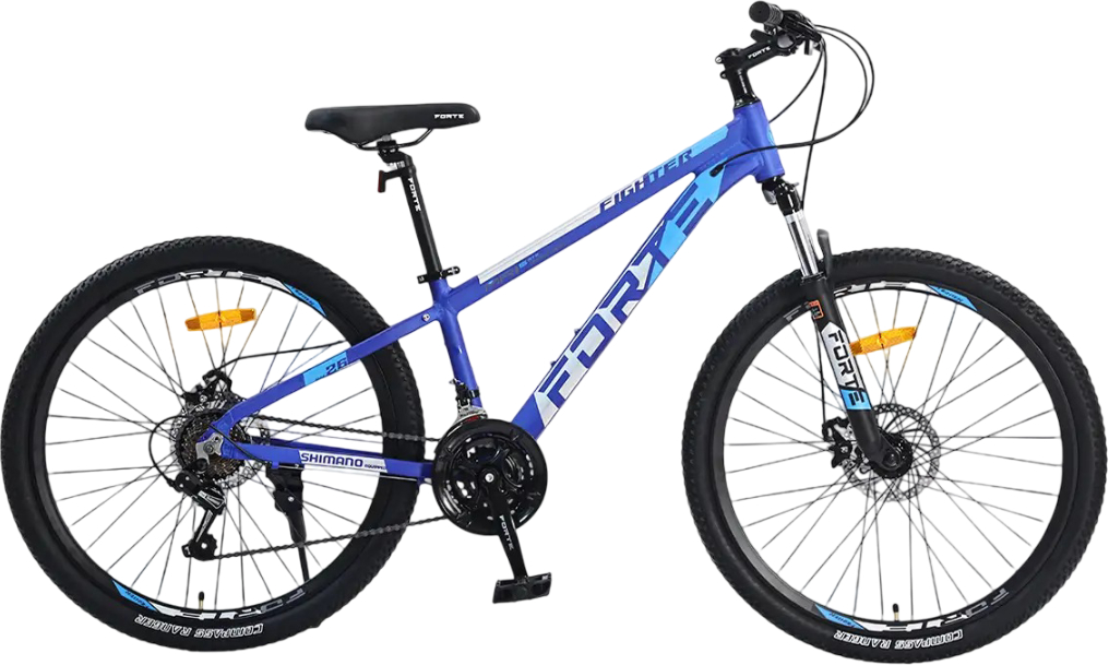 Купити Двоколісний велосипед Forte FIGHTER 25.2613-06S, к26" р13" Blue - Фото 1 Двоколісний велосипед Forte FIGHTER 25.2613-06S, к26" р13" Blue - Фото 1