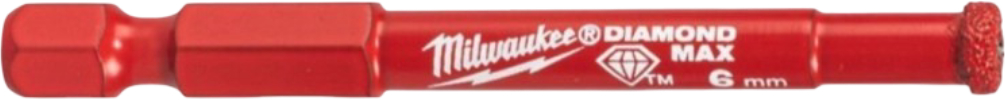 Коронка по керамограниту Milwaukee Diamond Plus 6,0мм (4932498342) - Фото 1