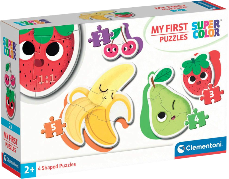 Пазли (до 2 років) Clementoni 4 в 1 Fruits серія My First Puzzles (20815) - Фото 1