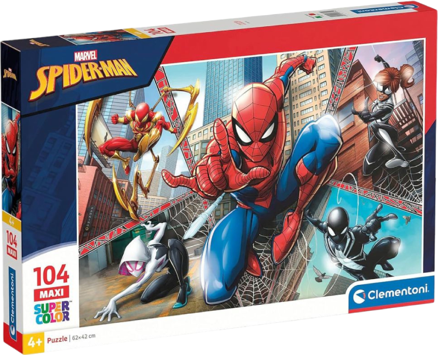 Купить Пазлы (3-4 года) Clementoni Spider-Man серия MAXI 104 эл. (23734) - Фото 1 Пазлы (3-4 года) Clementoni Spider-Man серия MAXI 104 эл. (23734) - Фото 1