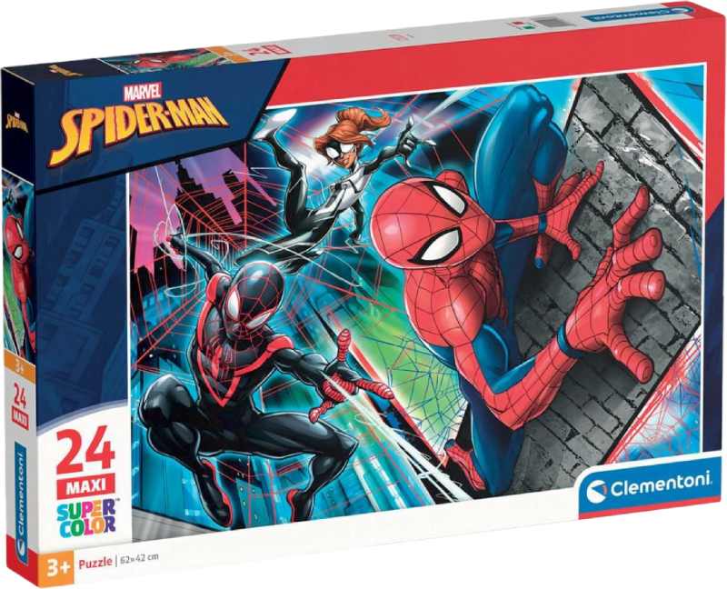 Купити Пазли (3-4 роки) Clementoni Spider-Man серія MAXI 24 ел. (24497) - Фото 1 Пазли (3-4 роки) Clementoni Spider-Man серія MAXI 24 ел. (24497) - Фото 1