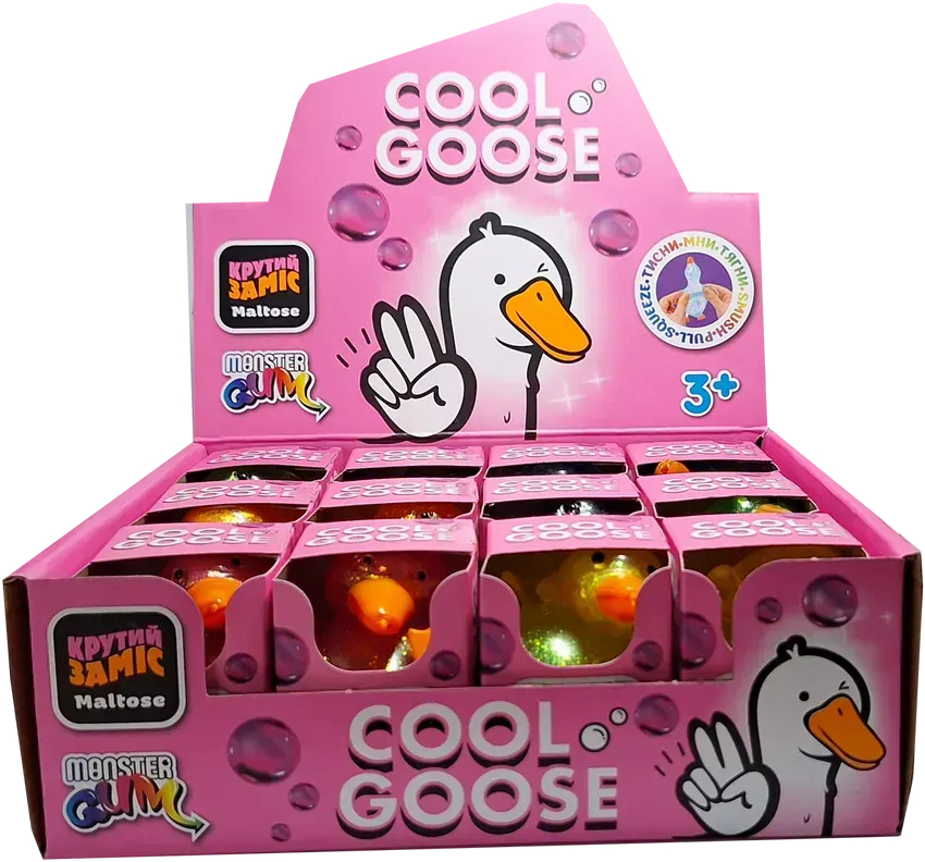 Купити Антистрес іграшка Monster Gum Крутий заміс - Cool Goose в асортименті (T26186) - Фото 1 Антистрес іграшка Monster Gum Крутий заміс - Cool Goose в асортименті (T26186) - Фото 1