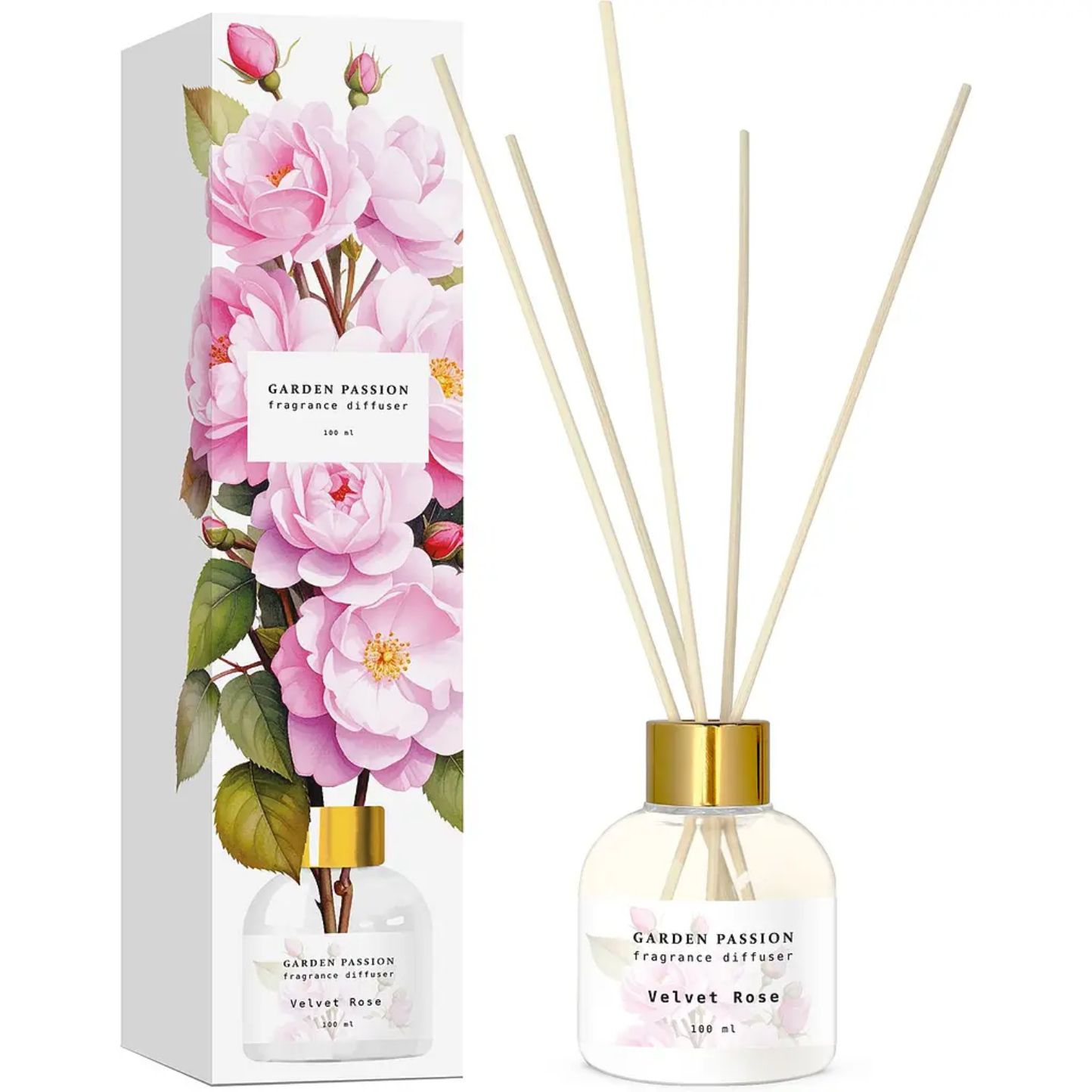 Купить Аромадиффузор Esse Бархатная роза Garden Passion 100 мл (4820288091059) - Фото 1 Аромадиффузор Esse Бархатная роза Garden Passion 100 мл (4820288091059) - Фото 1