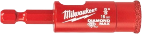 Коронка по керамограниту Milwaukee Diamond Plus 16 мм (4932498347) - Фото 1