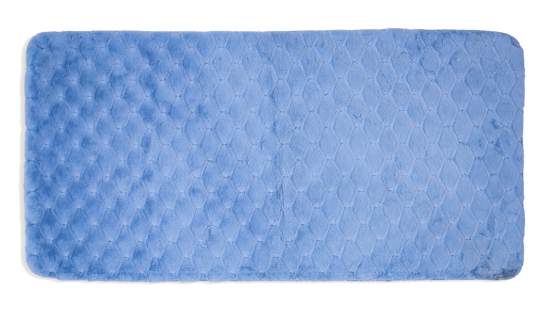 Коврик для пола из эко-меха DarianA Бриллиант 60х100 см Хрустально-голубой (1000007696) - Фото 1