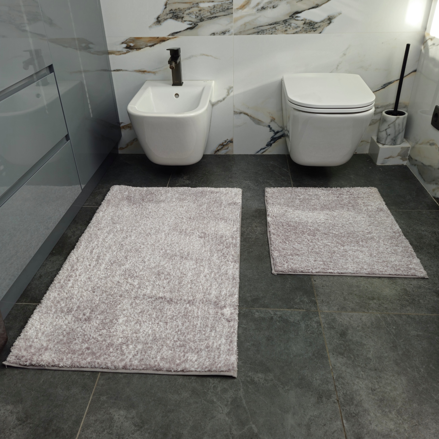 Набор ковров DarianA Comfort 60х100+60х50 см Серый (1000009996) - Фото 1