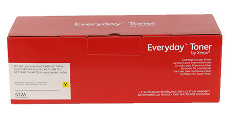 Картридж-тонер Xerox Everyday сумісний аналог HP CF412A (410A), Canon 046 yellow (006R03698) - Фото 1