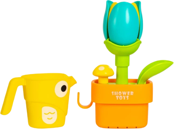 Игрушка для ванной Baby Team Волшебный цветок (9031_цветок голубый) - Фото 1