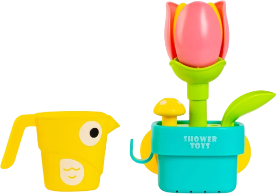 Игрушка для ванной Baby Team Волшебный цветок (9031_цветок розовый) - Фото 1