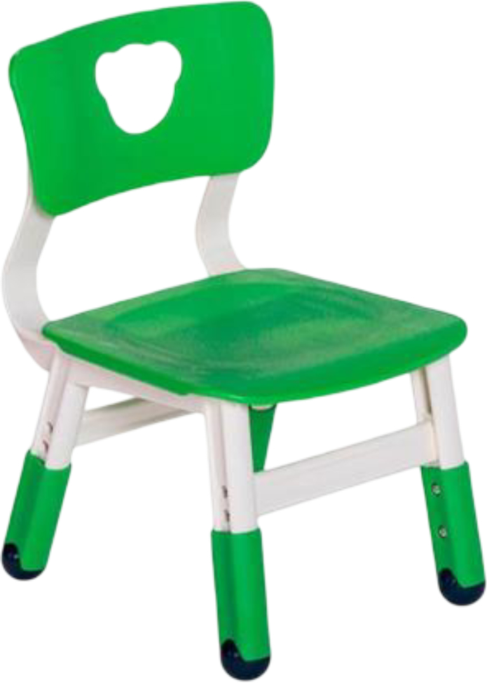 Купить Стульчик детский Yucai 30х30х51 с регулировкой ножек зеленый (YCX-036-Green) - Фото 1 Стульчик детский Yucai 30х30х51 с регулировкой ножек зеленый (YCX-036-Green) - Фото 1