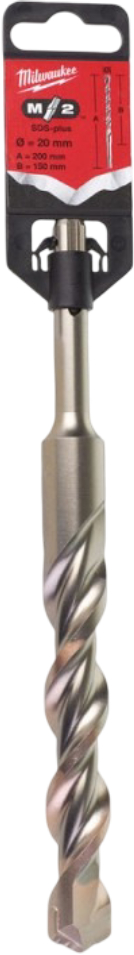 Бур Milwaukee SDS-PLUS M2 20,0х200х150 мм (4932344305) - Фото 1